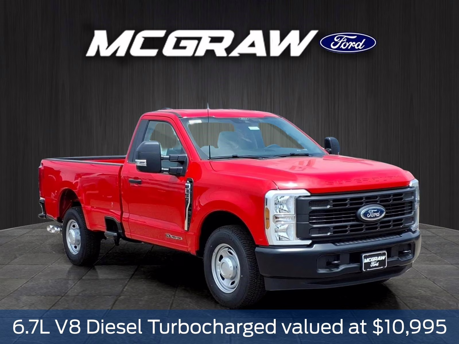 2026 Race Red Ford Super Duty F-350 SRW XL RWD Truck