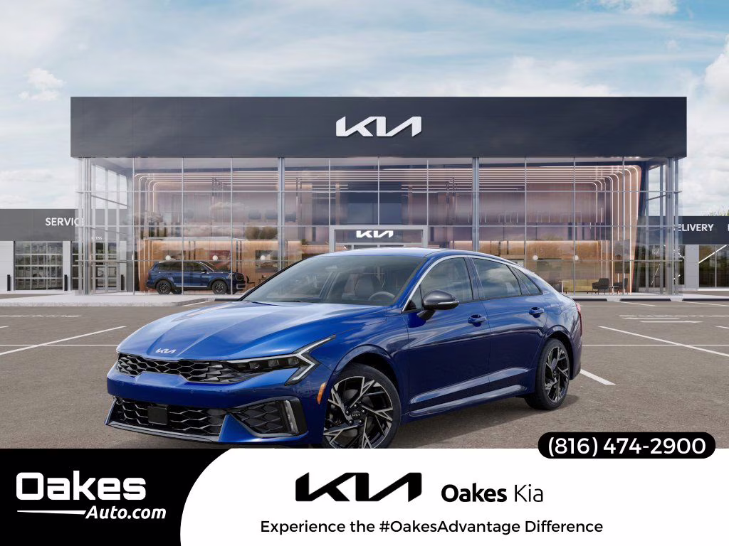 2026 Yacht Blue Kia K5 GT-Line AWD Sedan