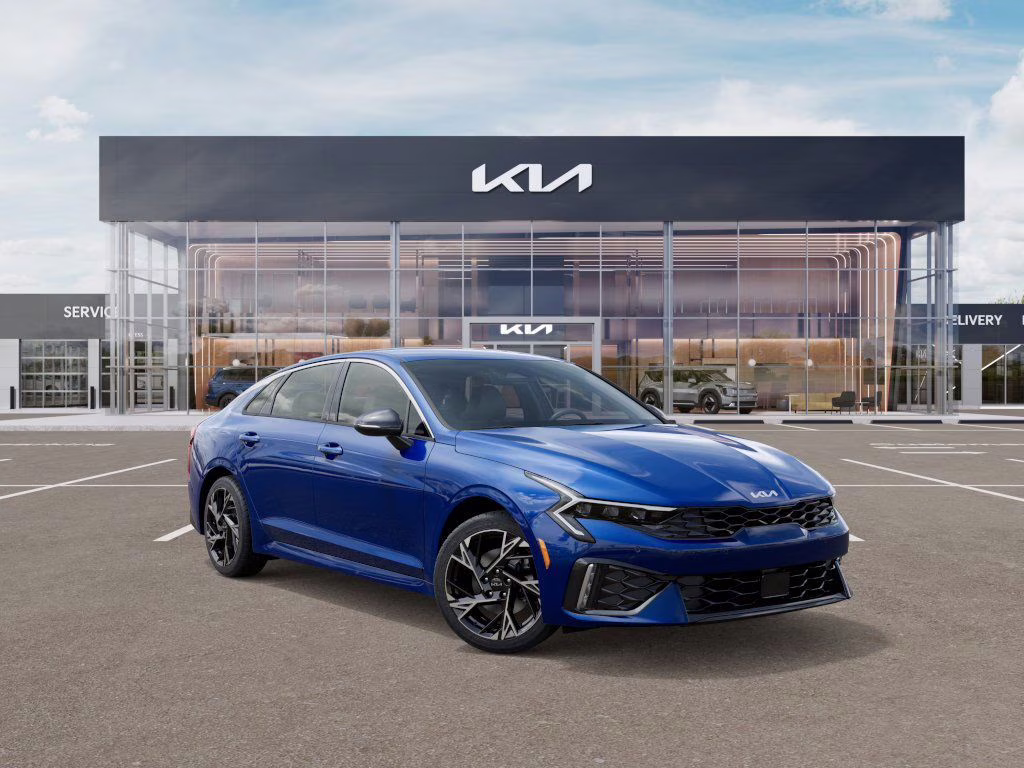 2026 Yacht Blue Kia K5 GT-Line AWD Sedan