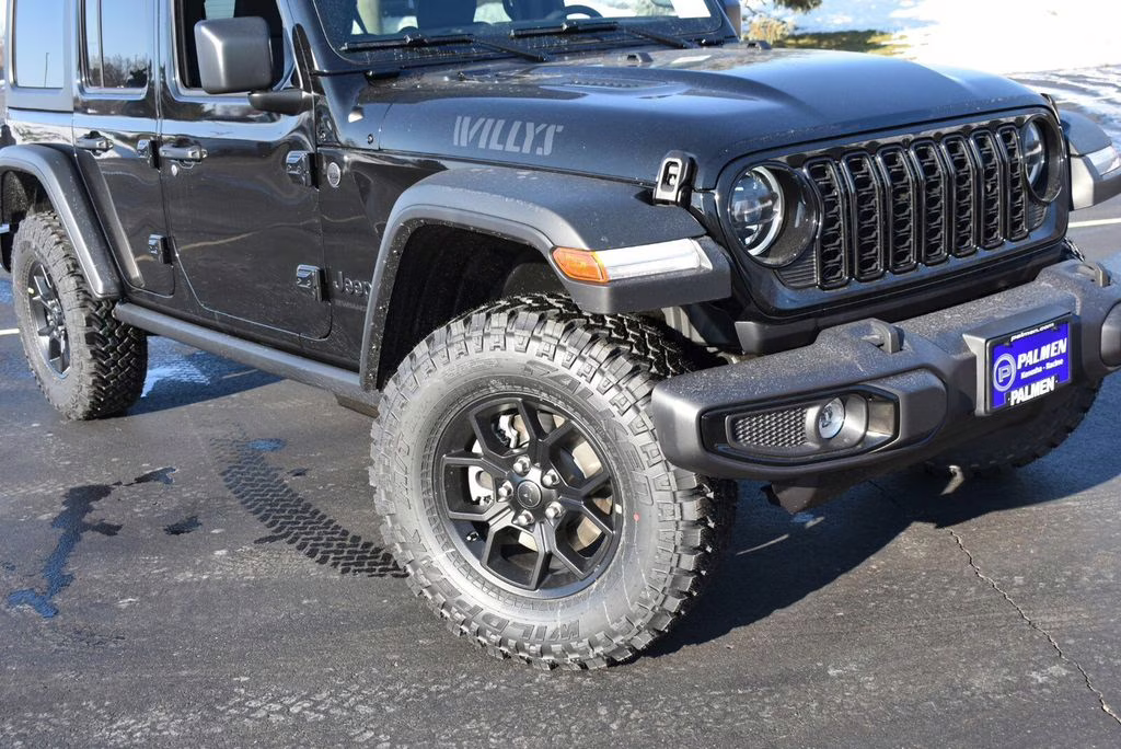 2026 black clearcoat Jeep Wrangler Willys 4X4 SUV