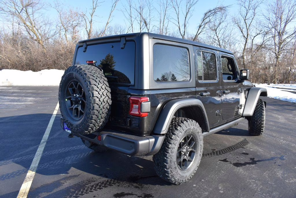 2026 black clearcoat Jeep Wrangler Willys 4X4 SUV