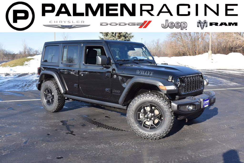 2026 black clearcoat Jeep Wrangler Willys 4X4 SUV