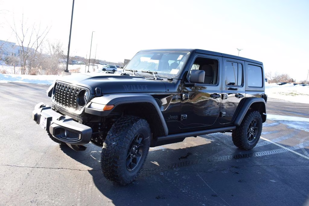 2026 black clearcoat Jeep Wrangler Willys 4X4 SUV
