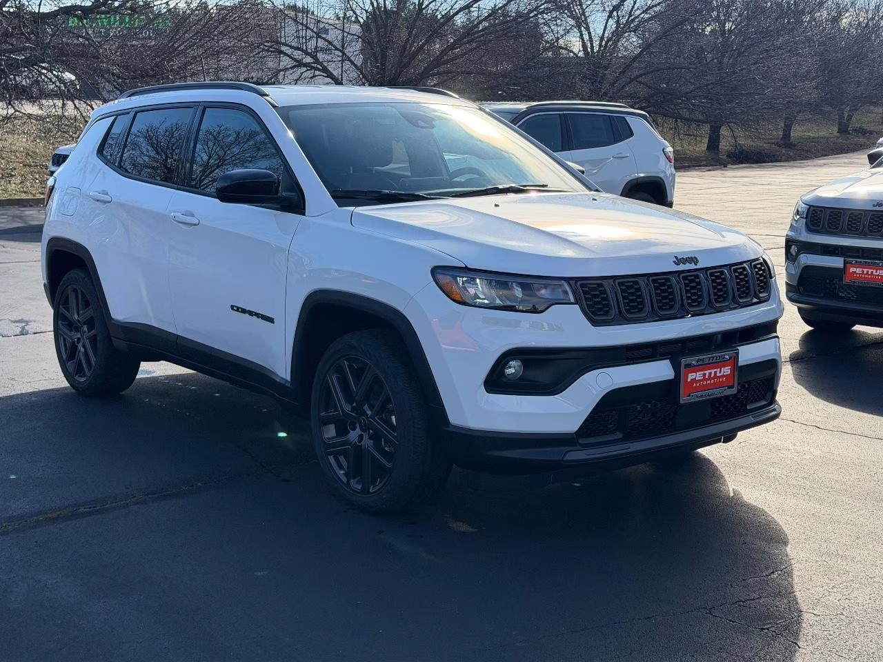 2026 Bright White Clearcoat Jeep Compass Latitude 4X4 SUV