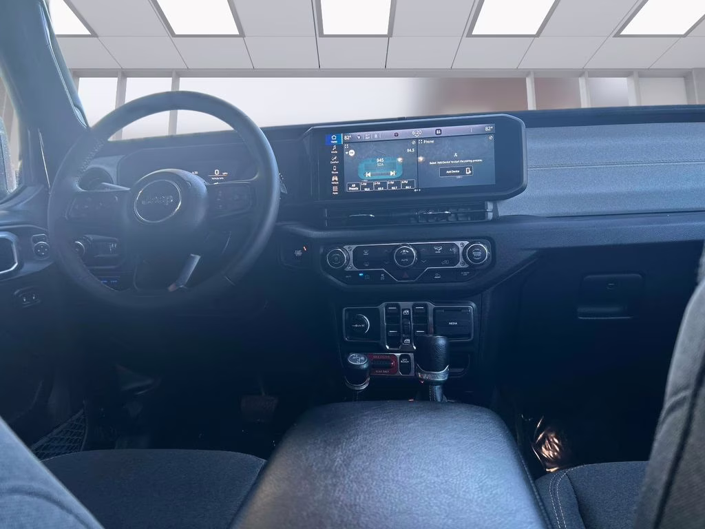 2024 Black Clearcoat Jeep Wrangler Willys 4xe 4X4 SUV