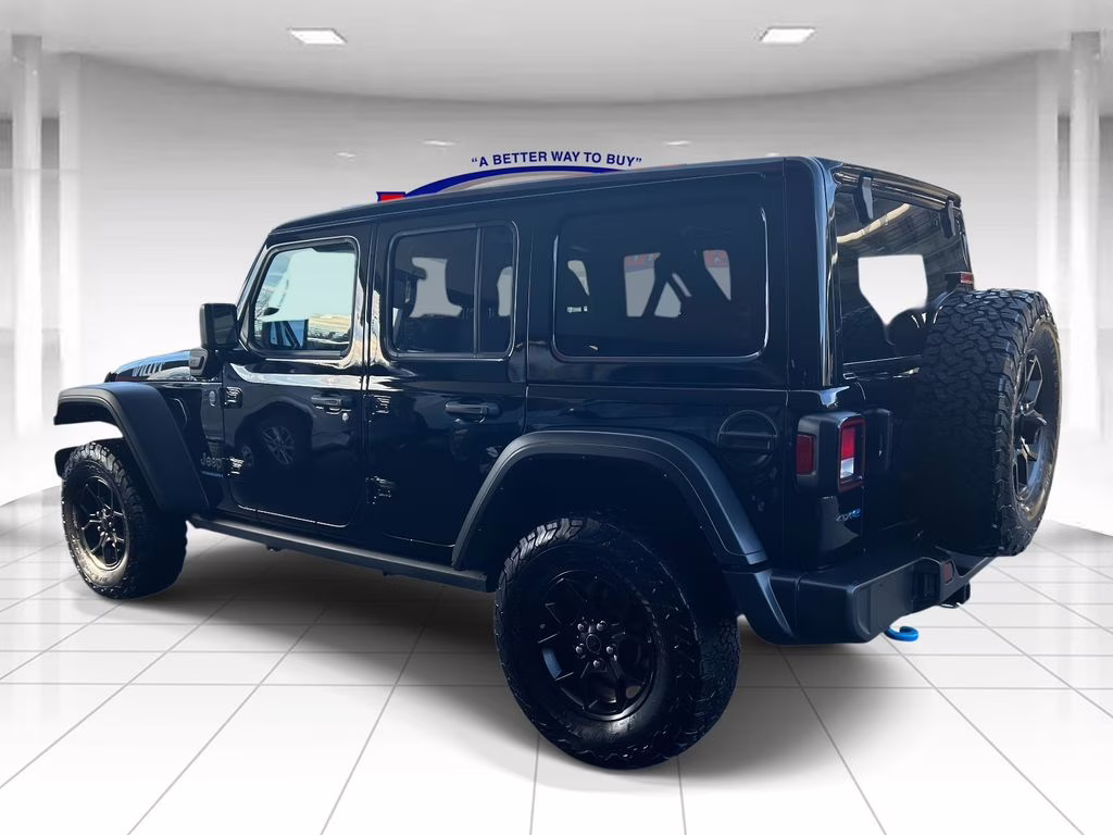 2024 Black Clearcoat Jeep Wrangler Willys 4xe 4X4 SUV