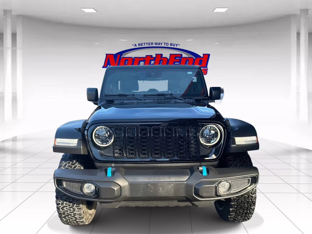 2024 Black Clearcoat Jeep Wrangler Willys 4xe 4X4 SUV