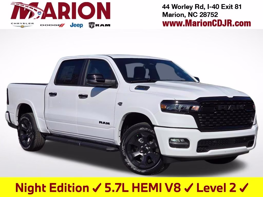 2026 Bright White Clearcoat Ram 1500 Big Horn/Lone Star 4X4 Truck