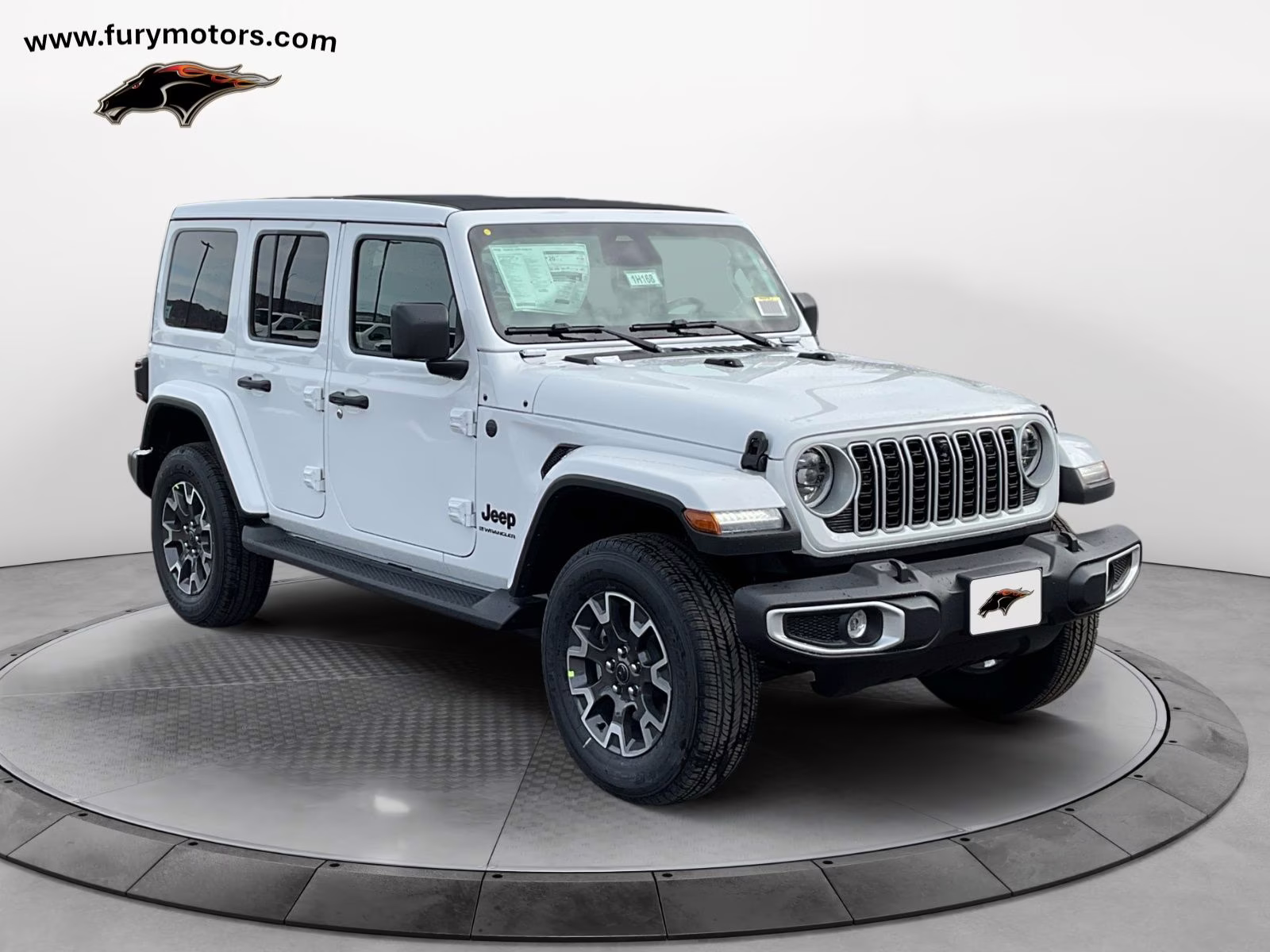 2026 bright white clearcoat Jeep Wrangler Sahara 4X4 SUV