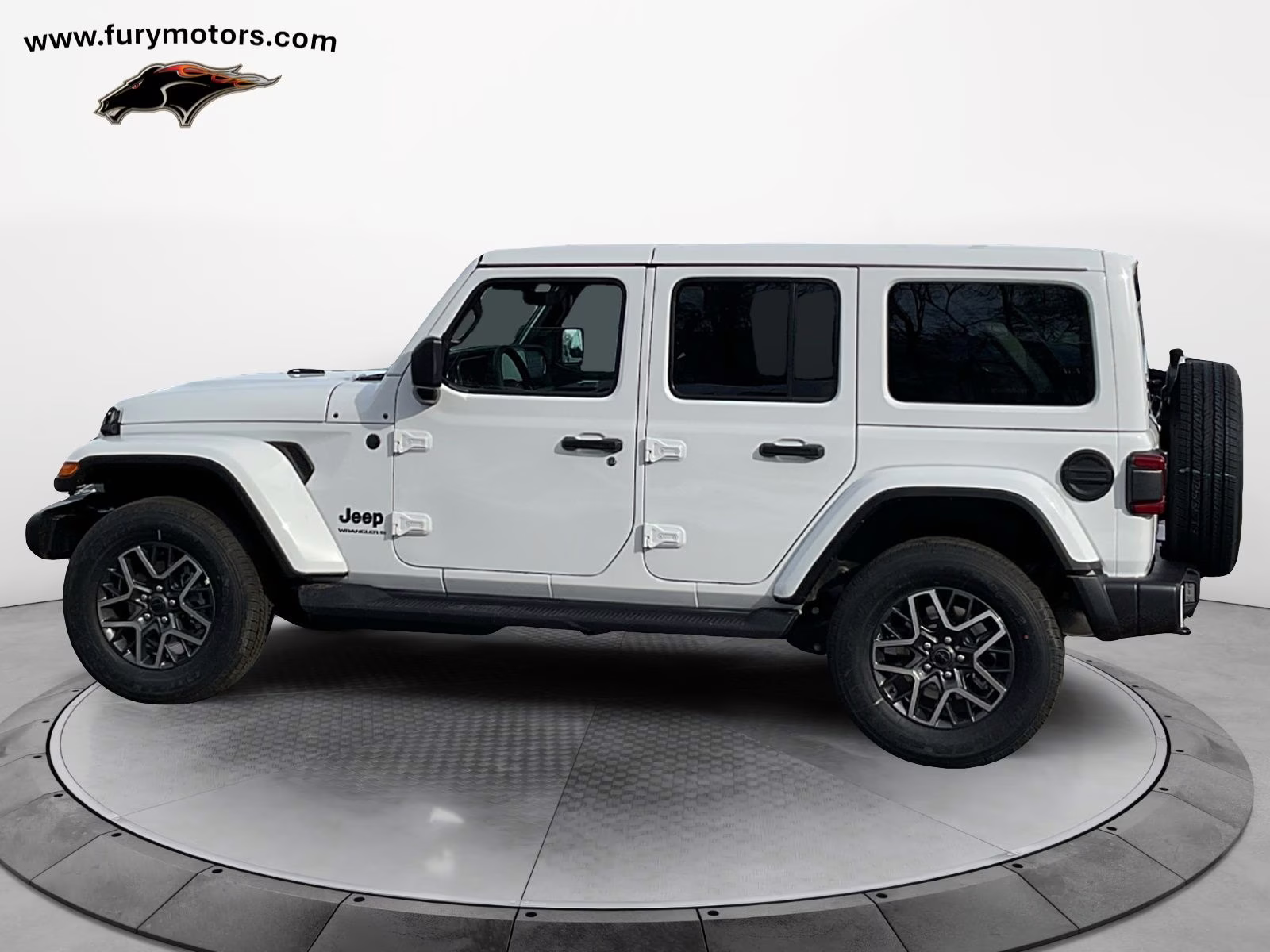 2026 bright white clearcoat Jeep Wrangler Sahara 4X4 SUV