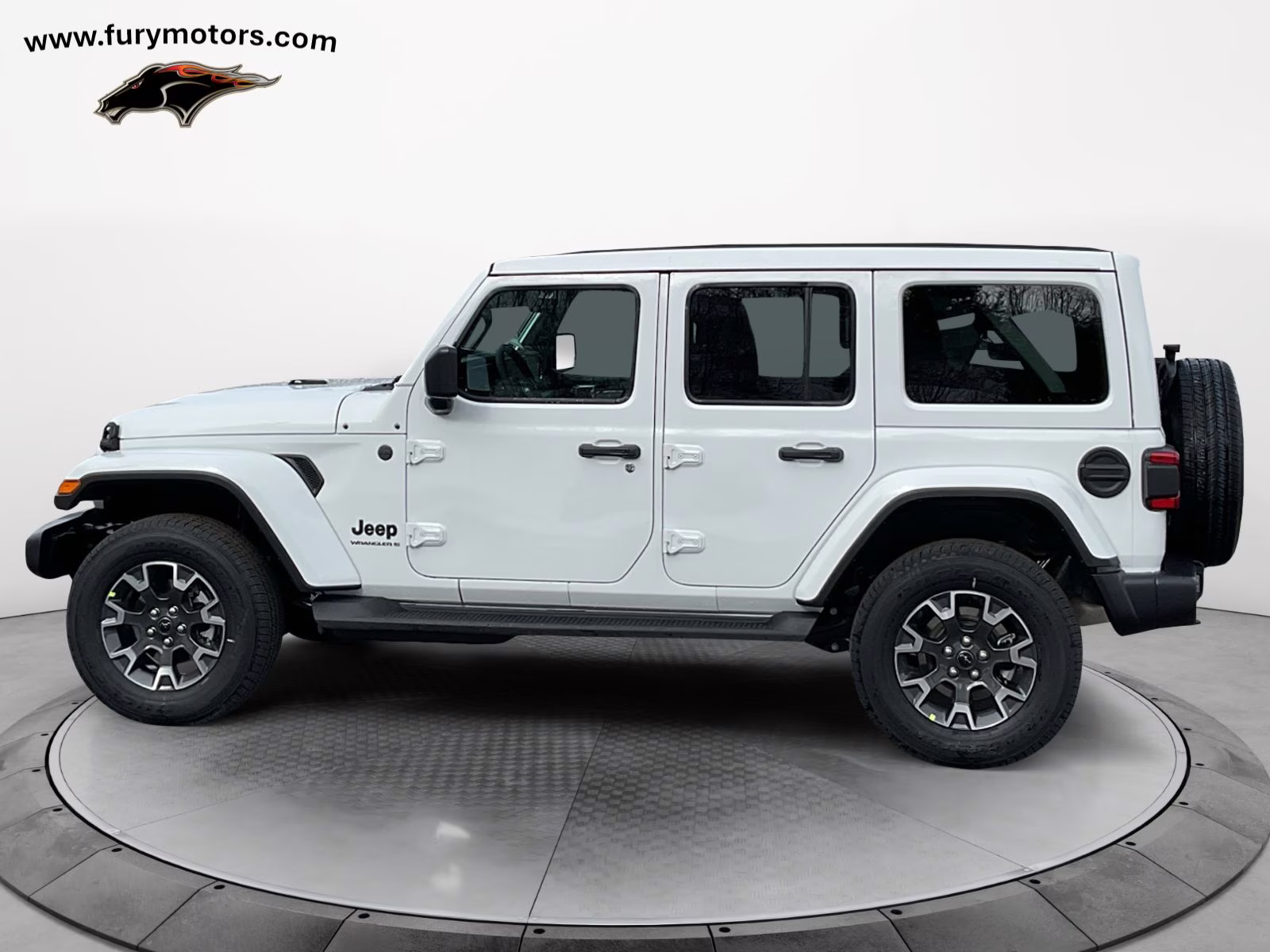 2026 bright white clearcoat Jeep Wrangler Sahara 4X4 SUV