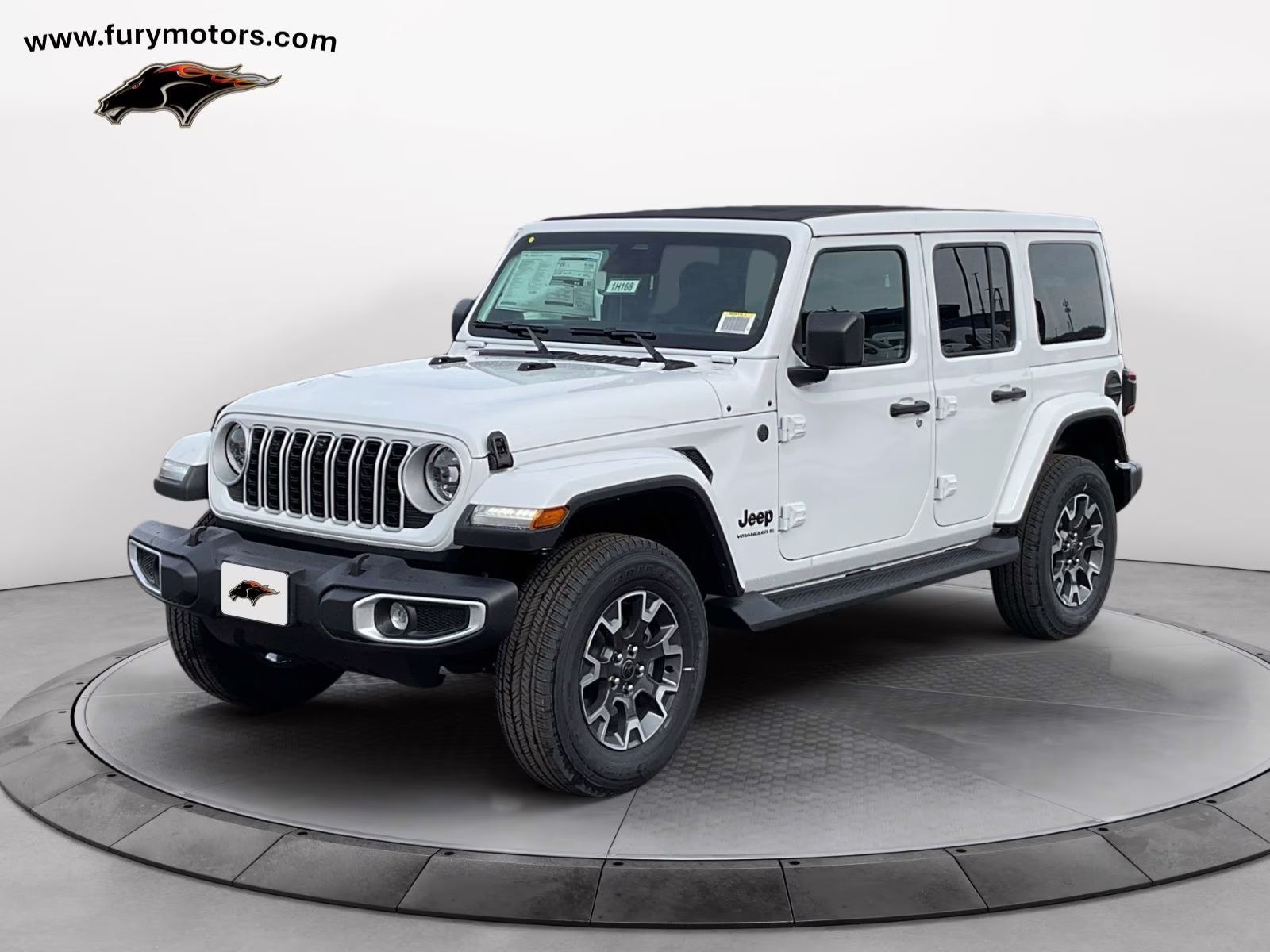 2026 bright white clearcoat Jeep Wrangler Sahara 4X4 SUV