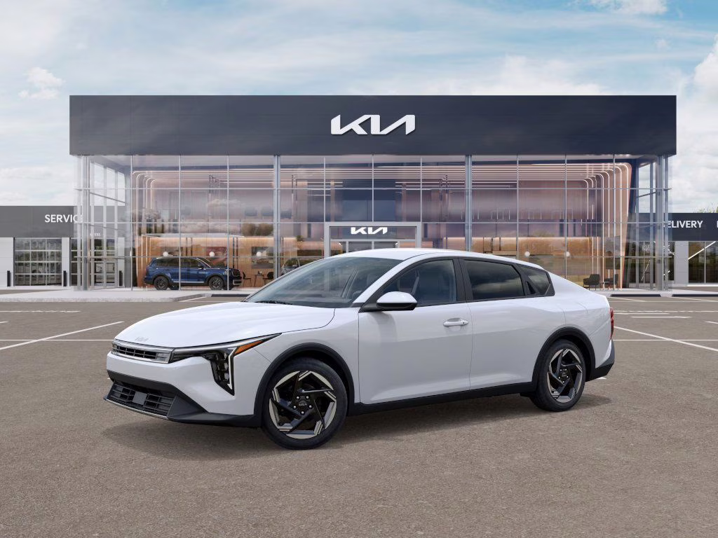 2026 Snow White Pearl Kia K4 EX FWD Sedan