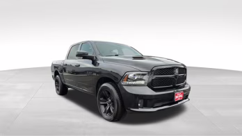 2017 Brilliant Black Crystal Pearlcoat Ram 1500 Night 4X4 Truck