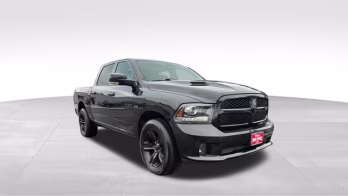 2017 Brilliant Black Crystal Pearlcoat Ram 1500 Night 4X4 Truck