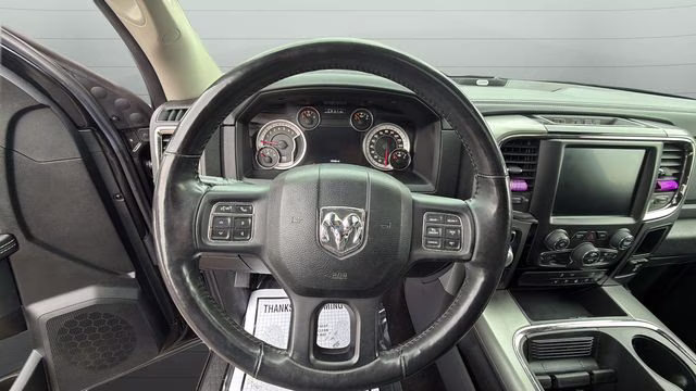2017 Brilliant Black Crystal Pearlcoat Ram 1500 Night 4X4 Truck