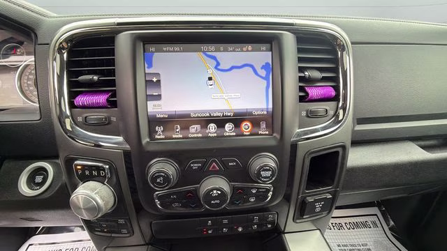 2017 Brilliant Black Crystal Pearlcoat Ram 1500 Night 4X4 Truck