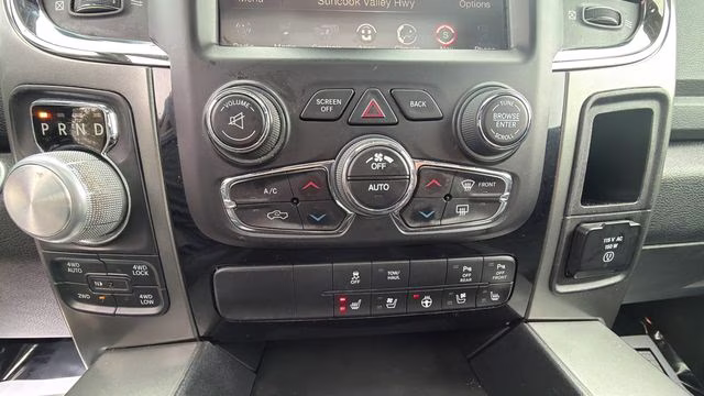 2017 Brilliant Black Crystal Pearlcoat Ram 1500 Night 4X4 Truck