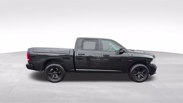 2017 Brilliant Black Crystal Pearlcoat Ram 1500 Night 4X4 Truck
