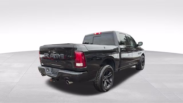 2017 Brilliant Black Crystal Pearlcoat Ram 1500 Night 4X4 Truck