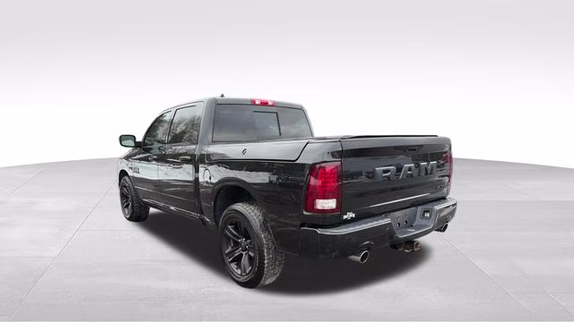 2017 Brilliant Black Crystal Pearlcoat Ram 1500 Night 4X4 Truck