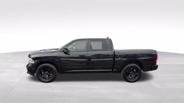 2017 Brilliant Black Crystal Pearlcoat Ram 1500 Night 4X4 Truck