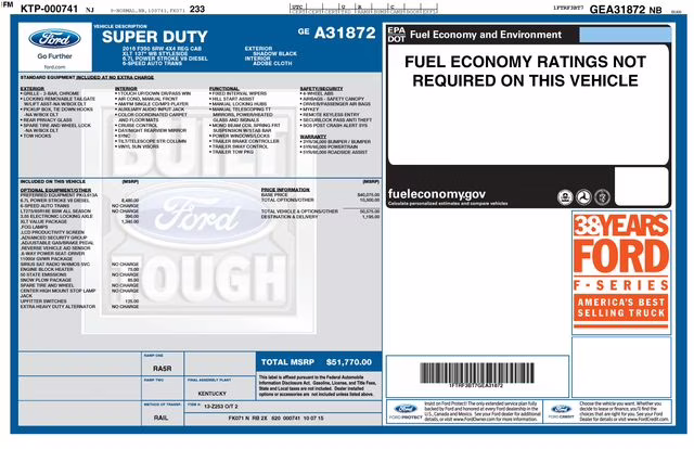 2016 Shadow Black Ford Super Duty F-350 SRW XLT 4X4 Truck