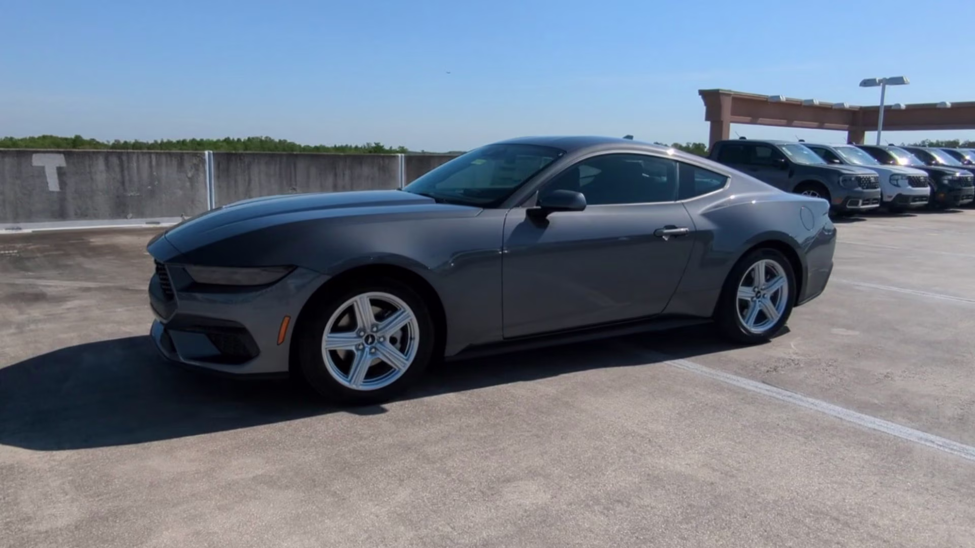 2026 Carbonized Gray Metallic Ford Mustang EcoBoost RWD Coupe