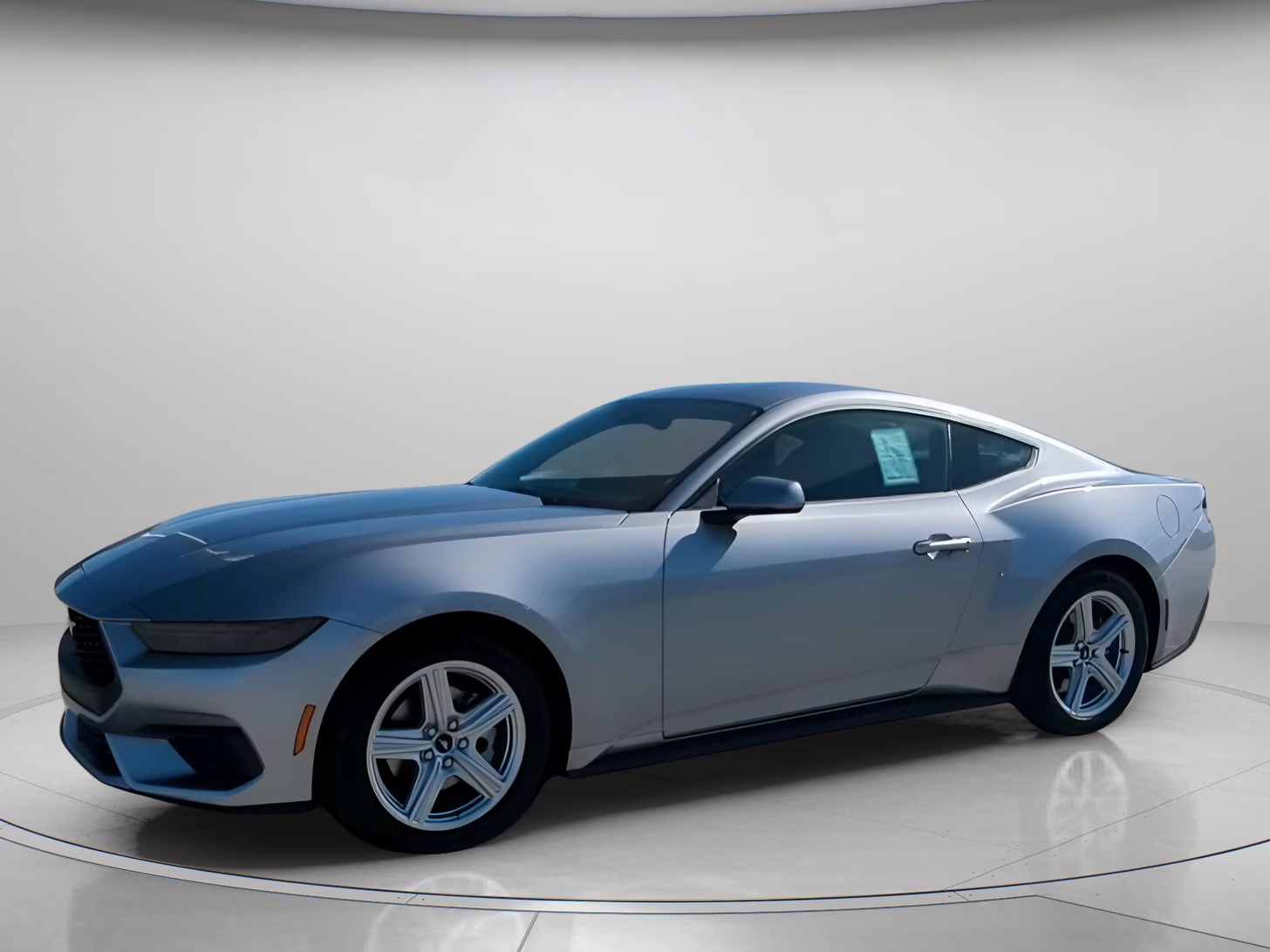 2026 Iconic Silver Metallic Ford Mustang EcoBoost RWD Coupe
