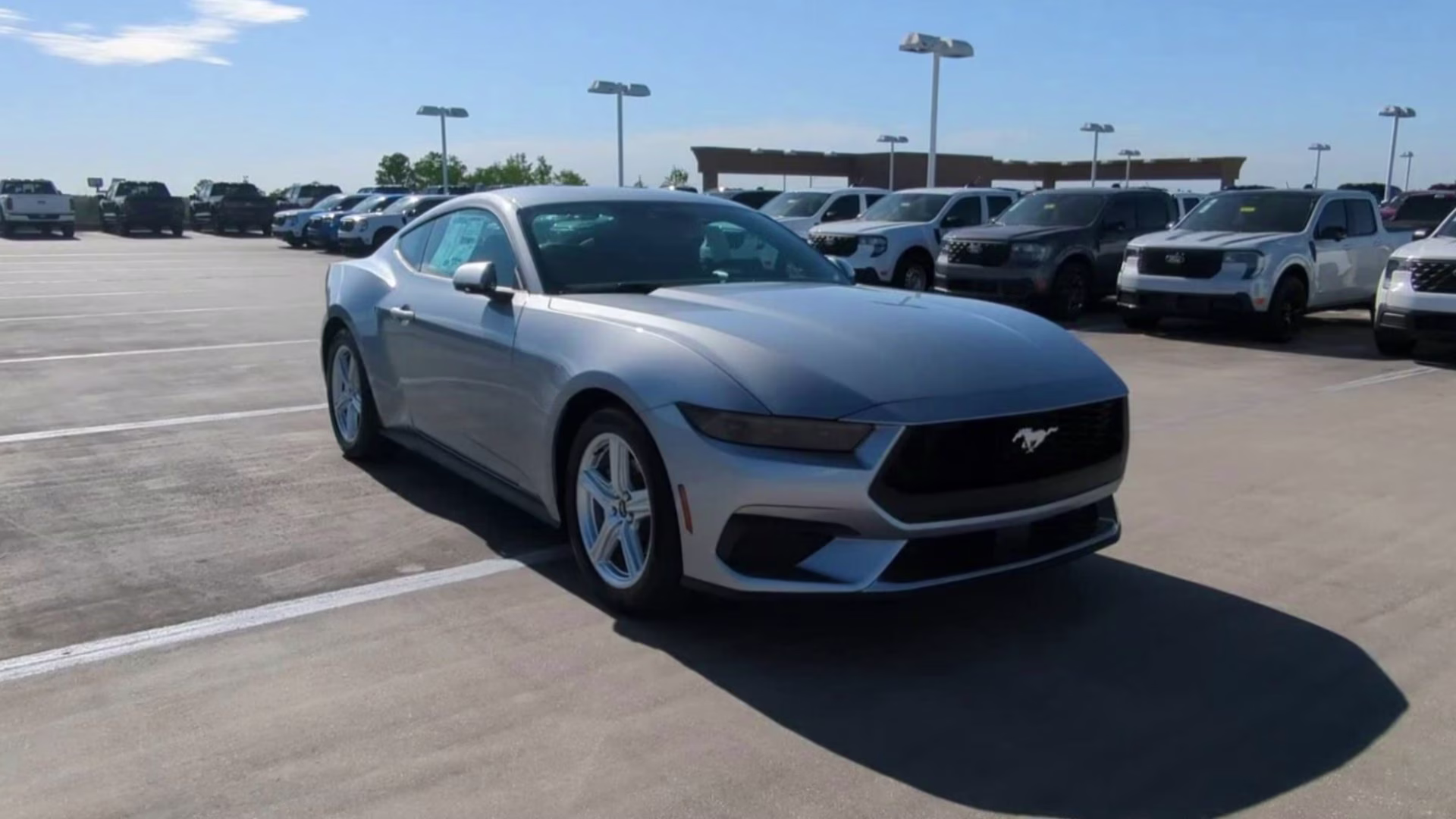 2026 Iconic Silver Metallic Ford Mustang EcoBoost RWD Coupe