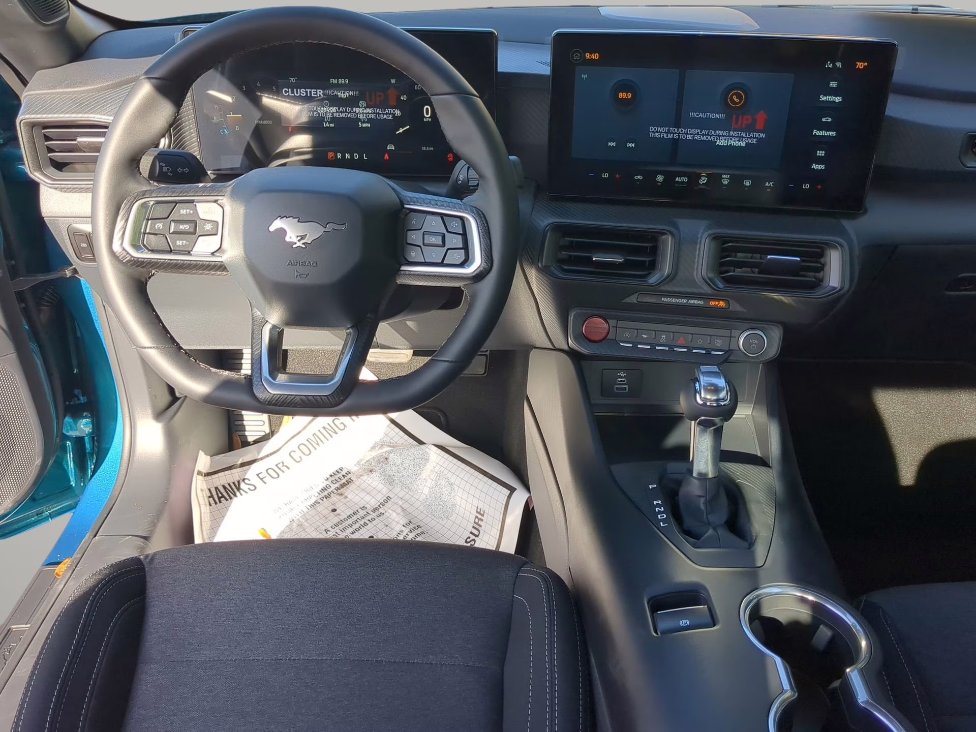 2026 Adriatic Blue Metallic Ford Mustang EcoBoost RWD Coupe