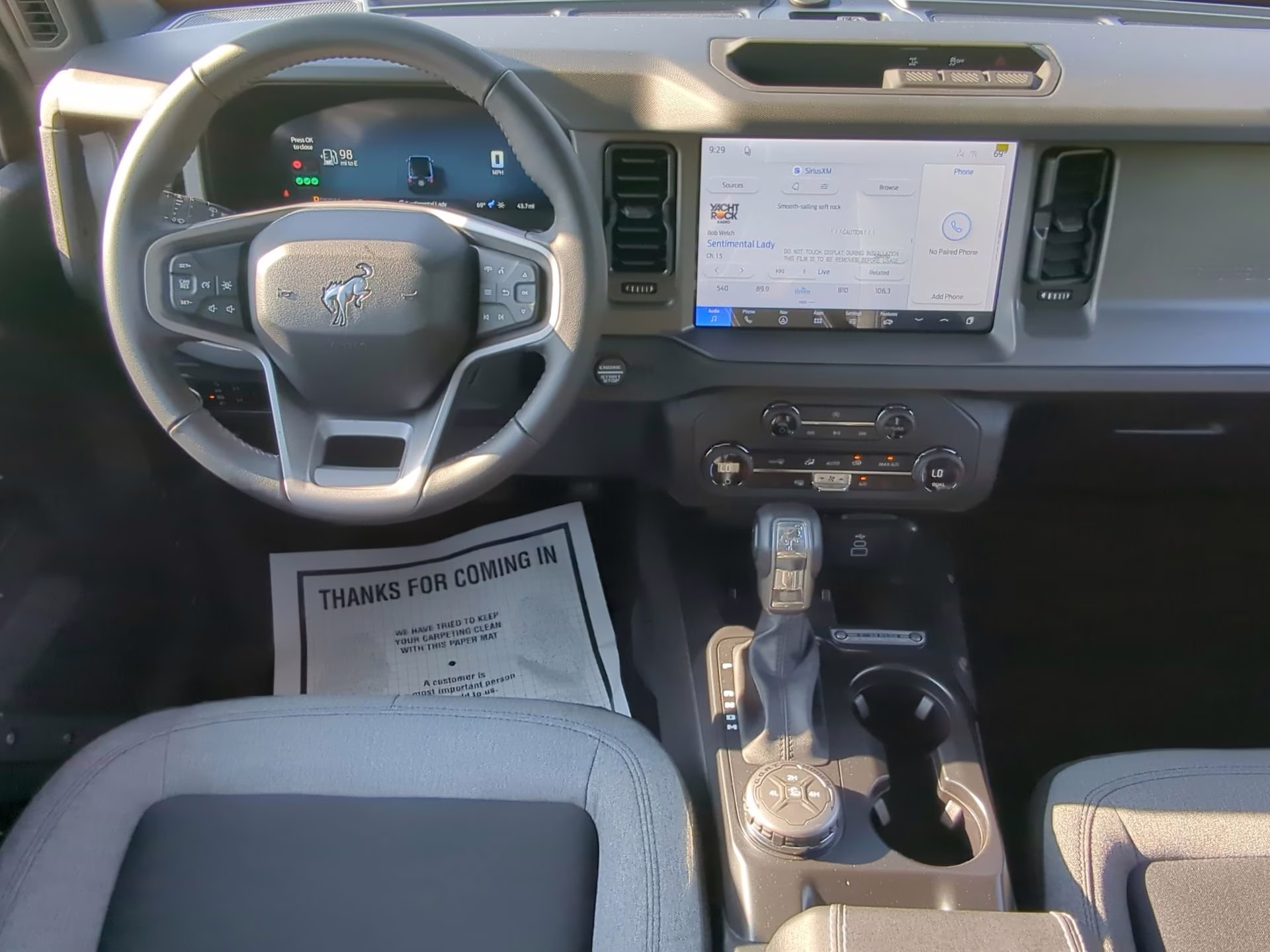 2026 Shadow Black Ford Bronco Big Bend 4X4 Convertible