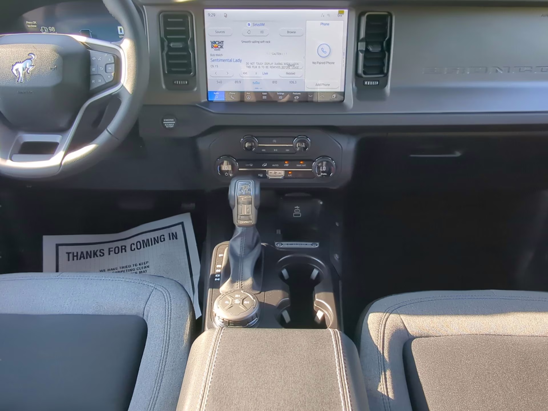 2026 Shadow Black Ford Bronco Big Bend 4X4 Convertible