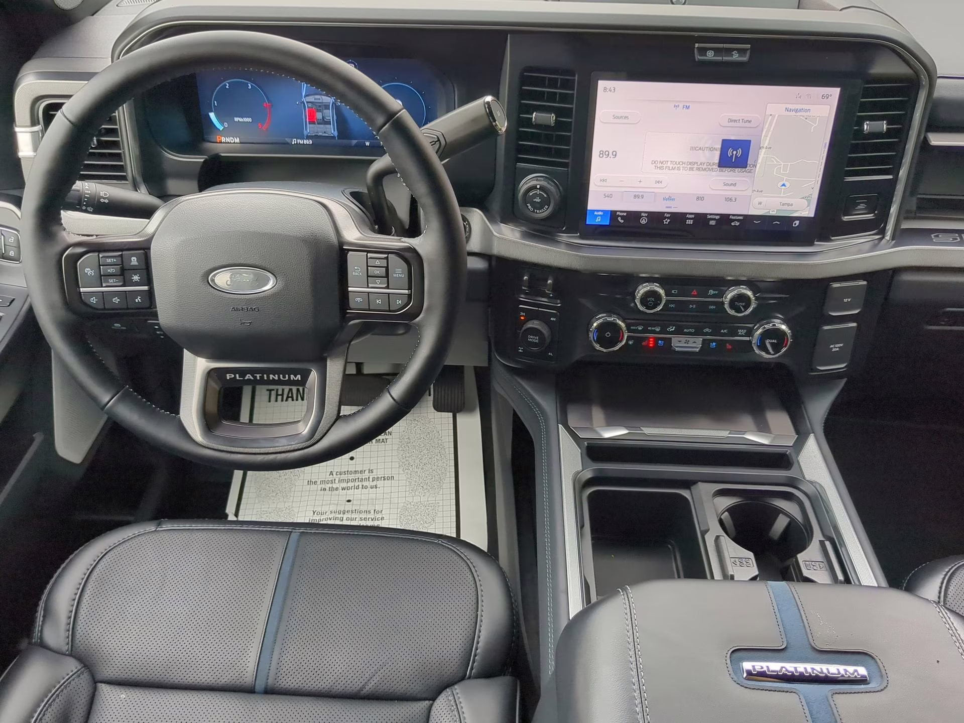 2026 Glacier Gray Metallic Tricoat Ford Super Duty F-350 SRW Platinum Crew Cab Pickup 4X4 Truck