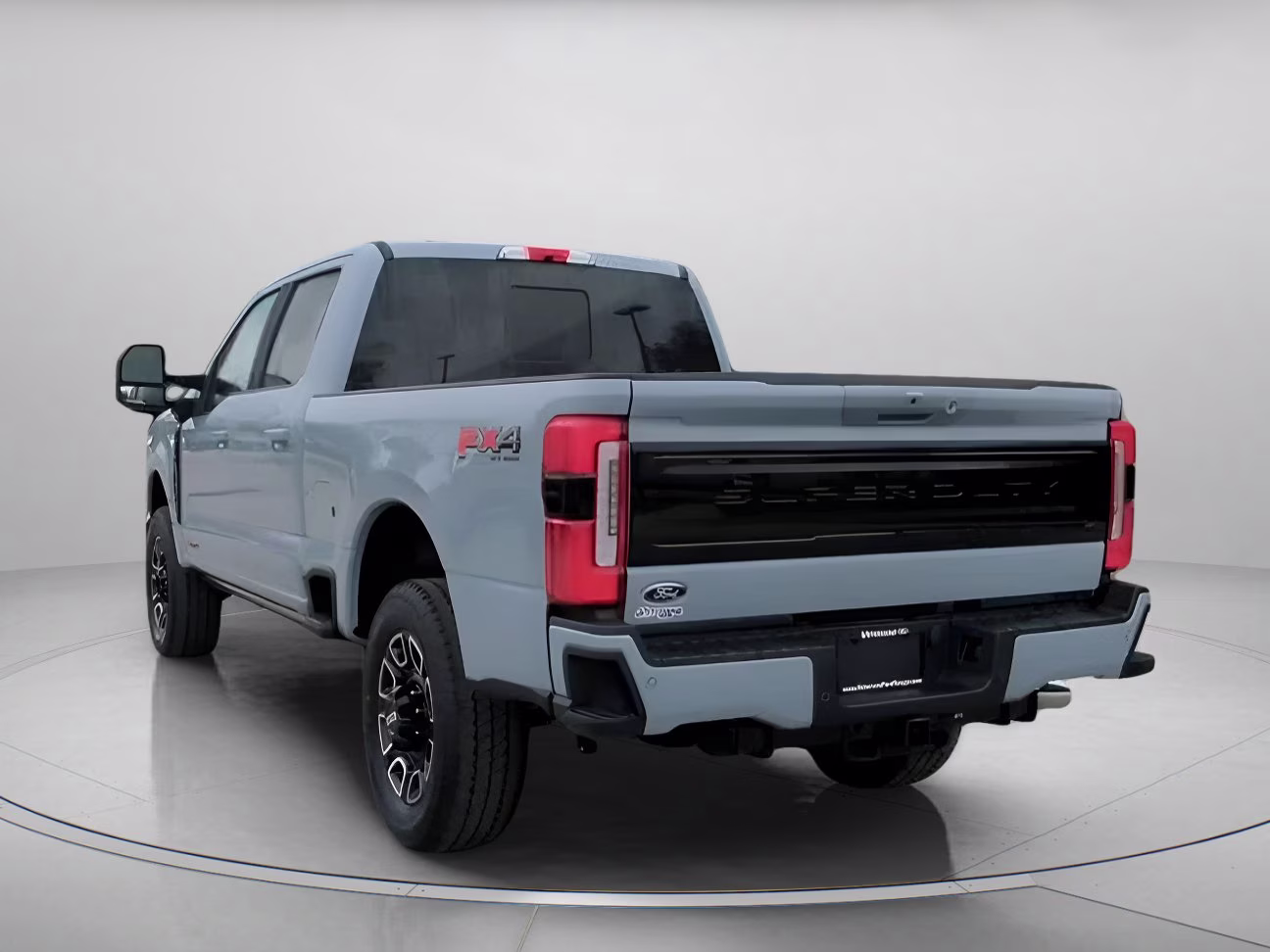 2026 Glacier Gray Metallic Tricoat Ford Super Duty F-350 SRW Platinum Crew Cab Pickup 4X4 Truck
