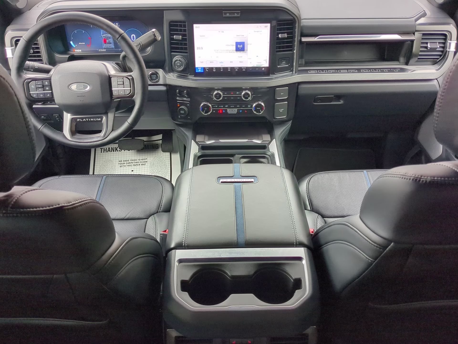 2026 Glacier Gray Metallic Tricoat Ford Super Duty F-350 SRW Platinum Crew Cab Pickup 4X4 Truck