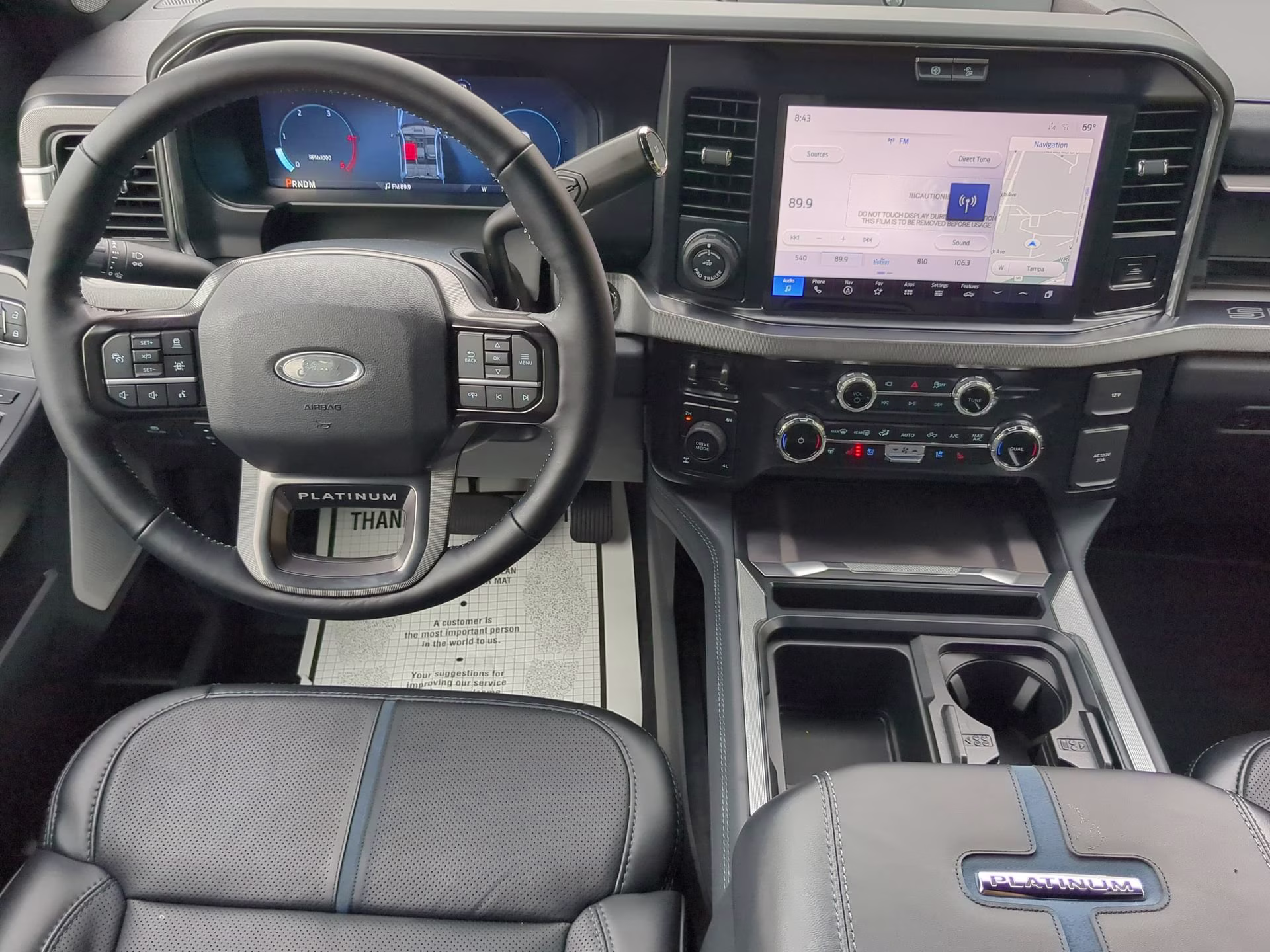 2026 Glacier Gray Metallic Tricoat Ford Super Duty F-350 SRW Platinum Crew Cab Pickup 4X4 Truck