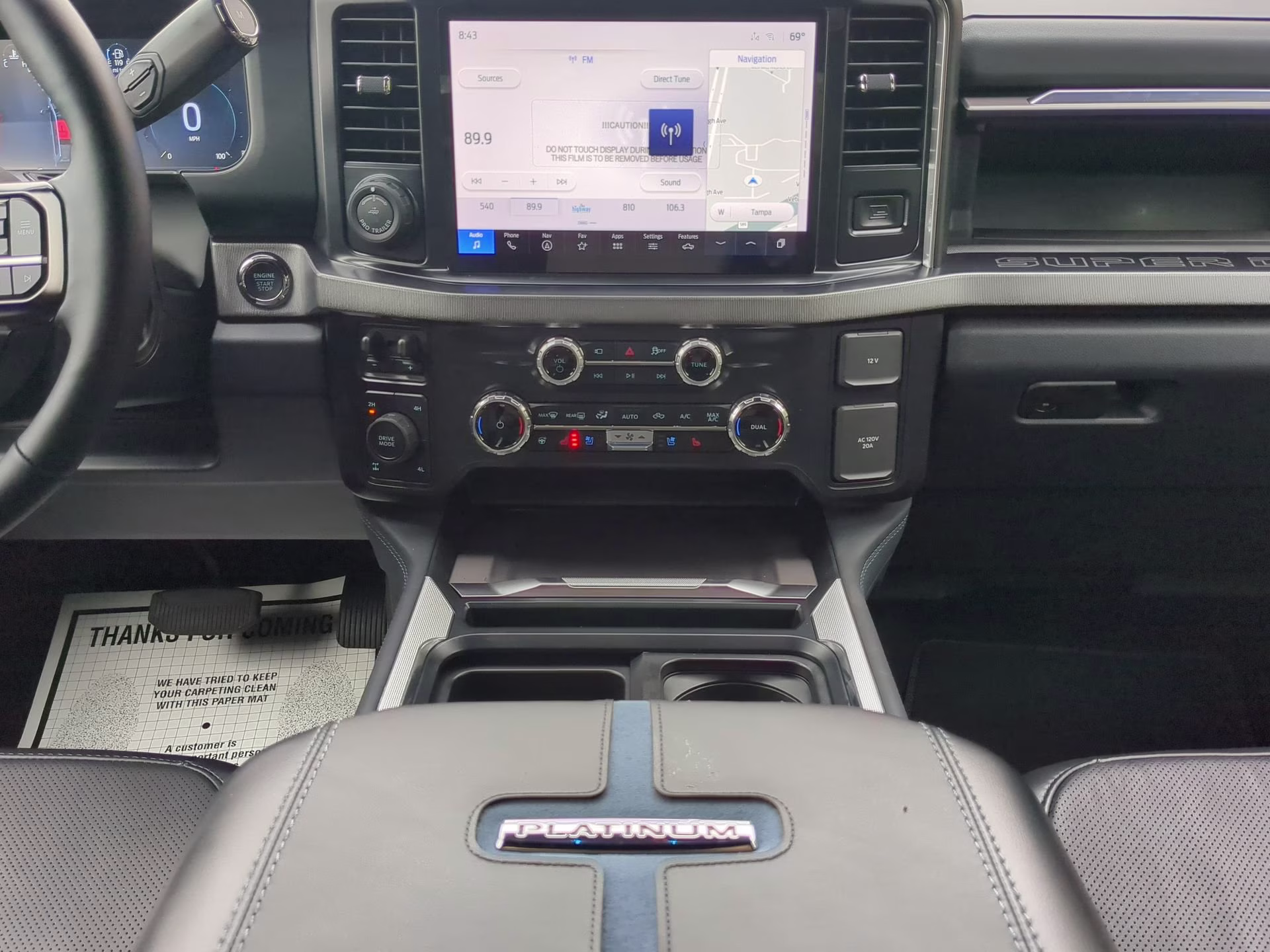 2026 Glacier Gray Metallic Tricoat Ford Super Duty F-350 SRW Platinum Crew Cab Pickup 4X4 Truck