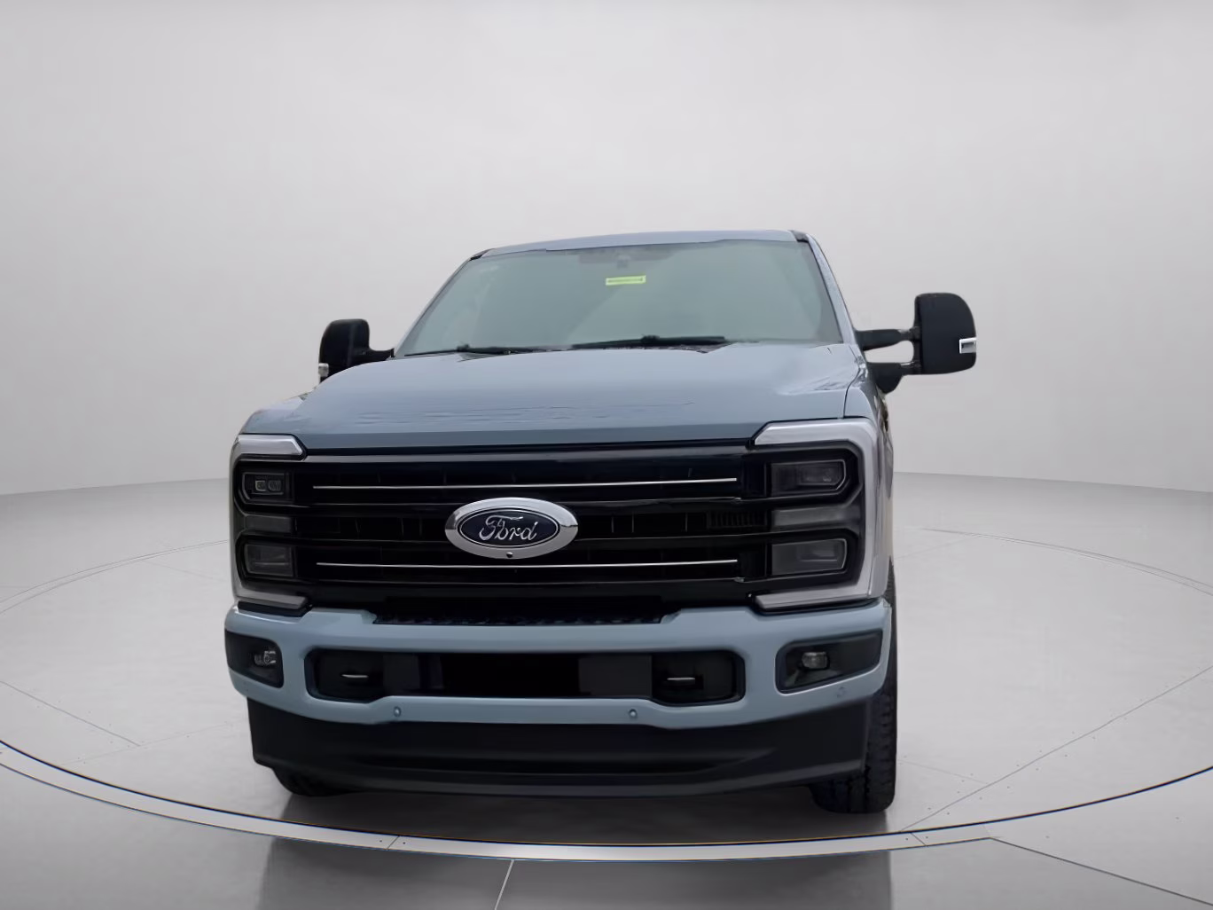 2026 Glacier Gray Metallic Tricoat Ford Super Duty F-350 SRW Platinum Crew Cab Pickup 4X4 Truck