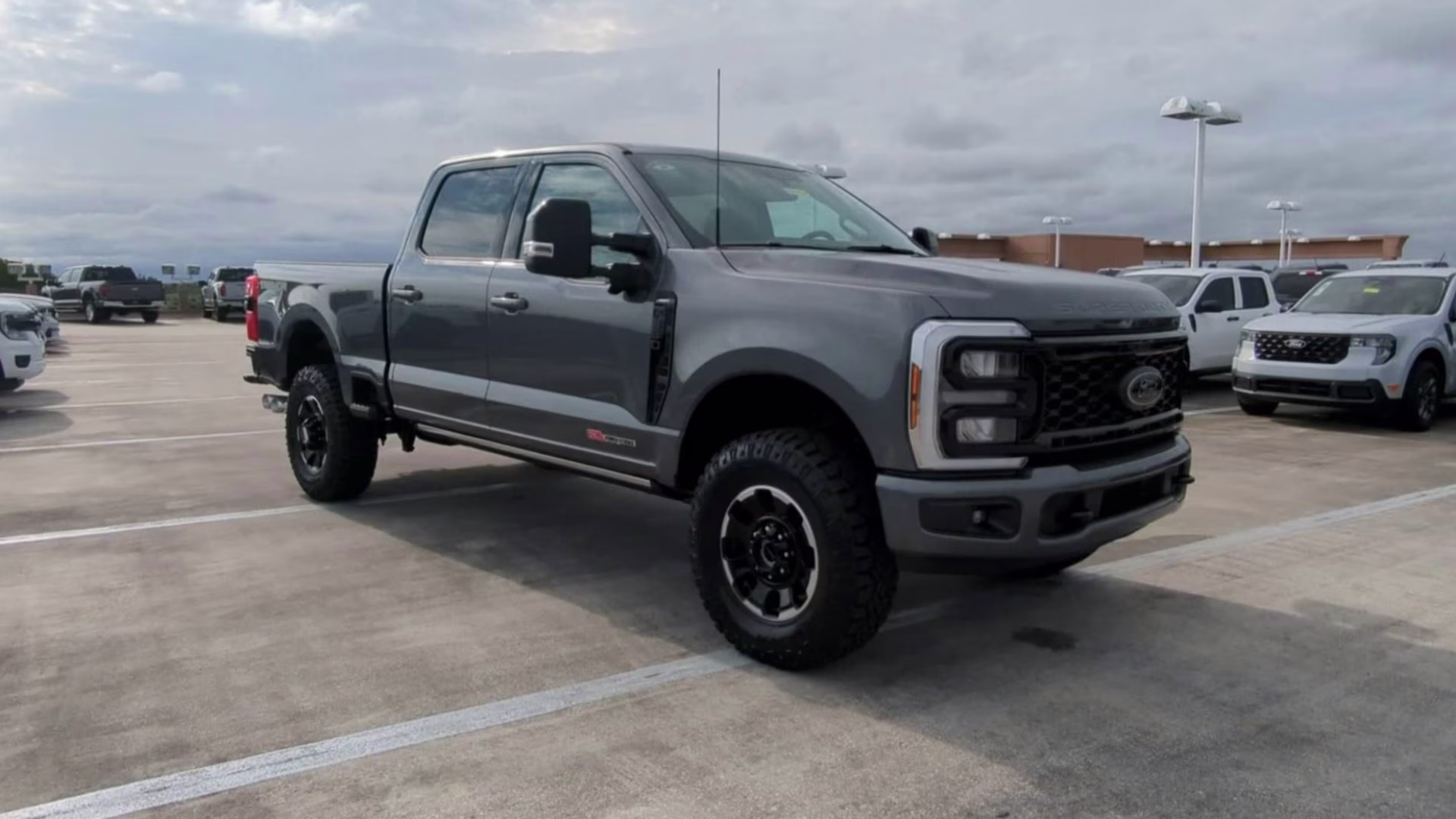 2026 Carbonized Gray Metallic Ford Super Duty F-350 SRW LARIAT Crew Cab Pickup 4X4 Truck