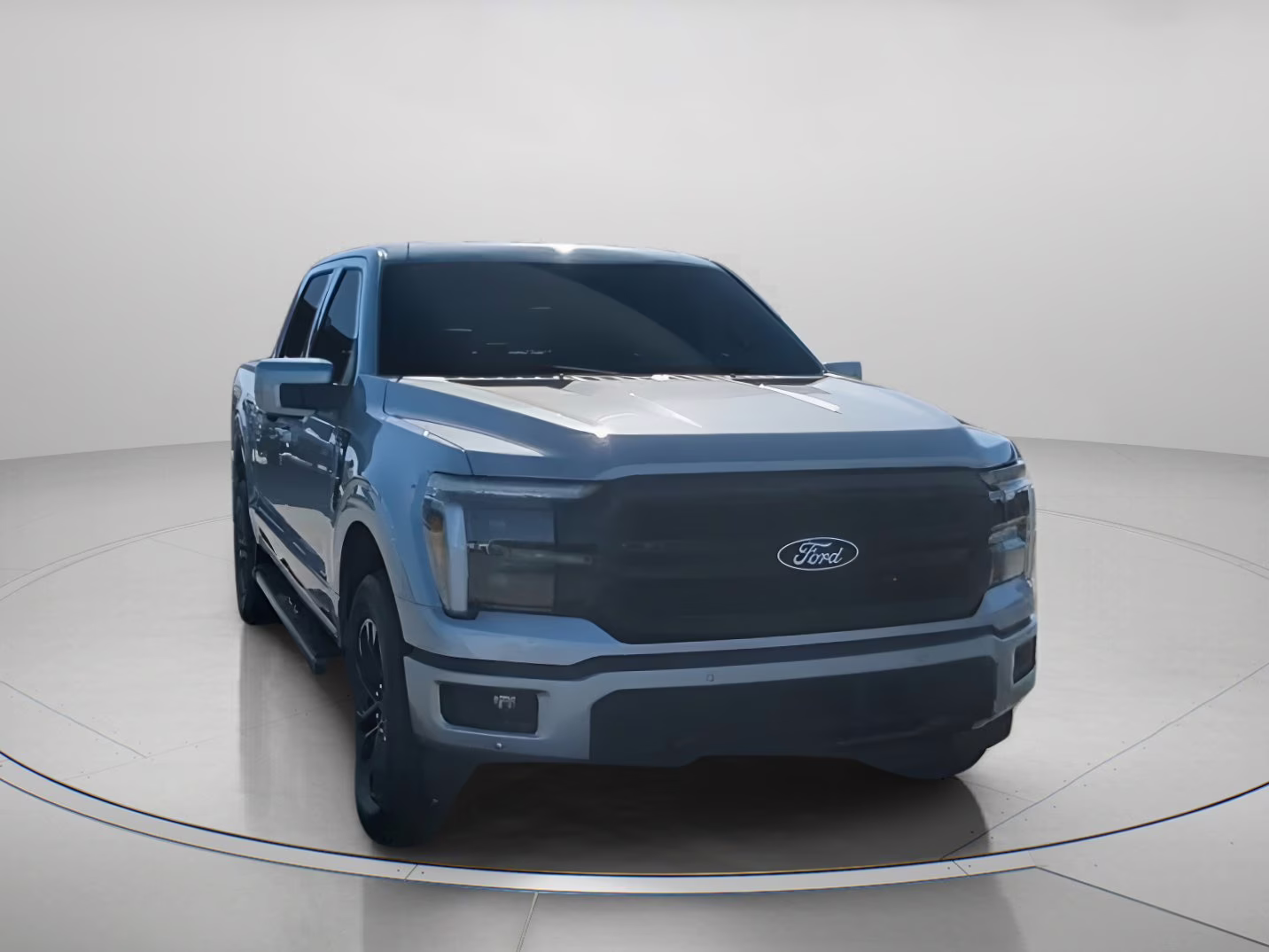 2026 Iconic Silver Metallic Ford F-150 LARIAT Crew Cab Pickup 4X4 Truck