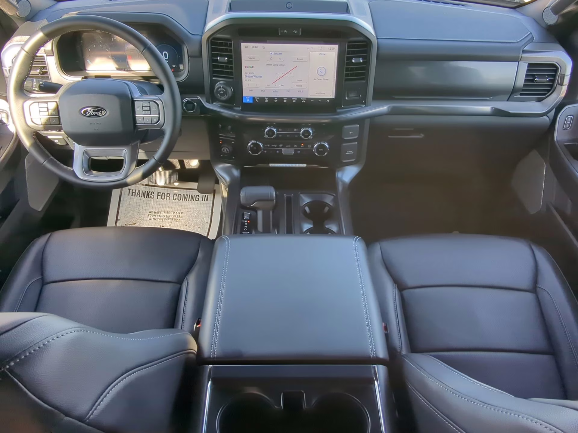 2026 Iconic Silver Metallic Ford F-150 LARIAT Crew Cab Pickup 4X4 Truck