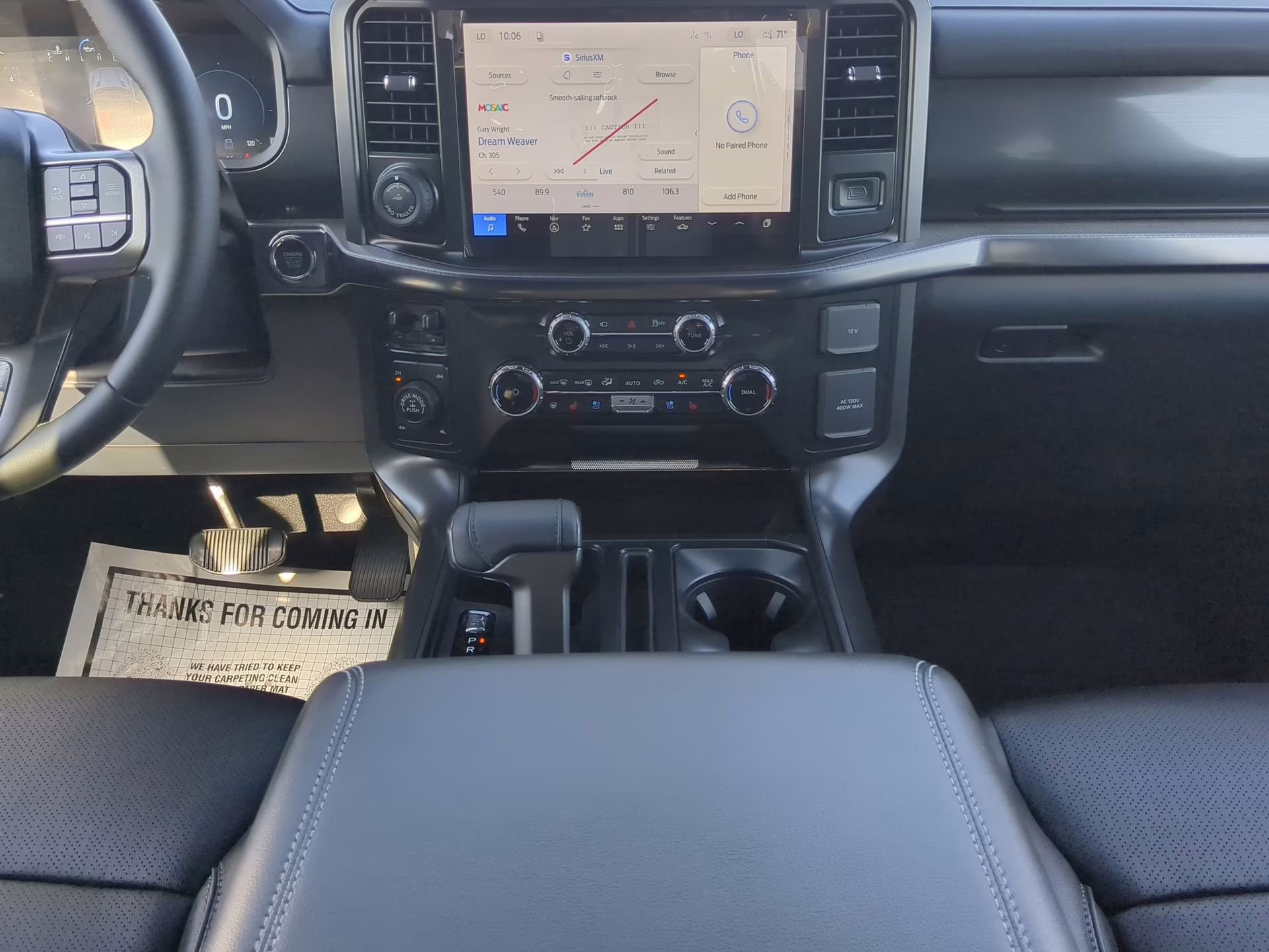 2026 Iconic Silver Metallic Ford F-150 LARIAT Crew Cab Pickup 4X4 Truck