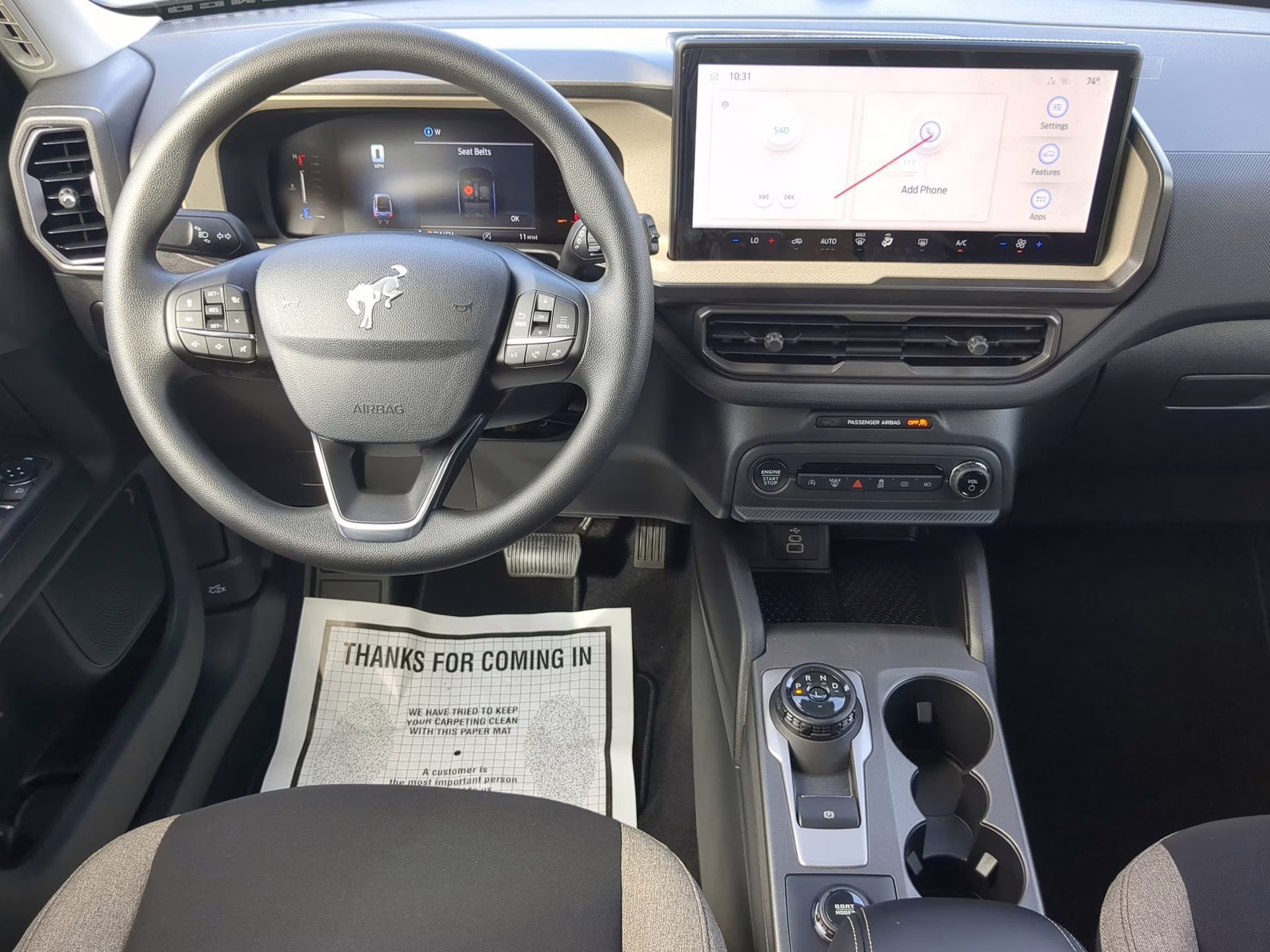 2026 Carbonized Gray Metallic Ford Bronco Sport Big Bend 4X4 SUV