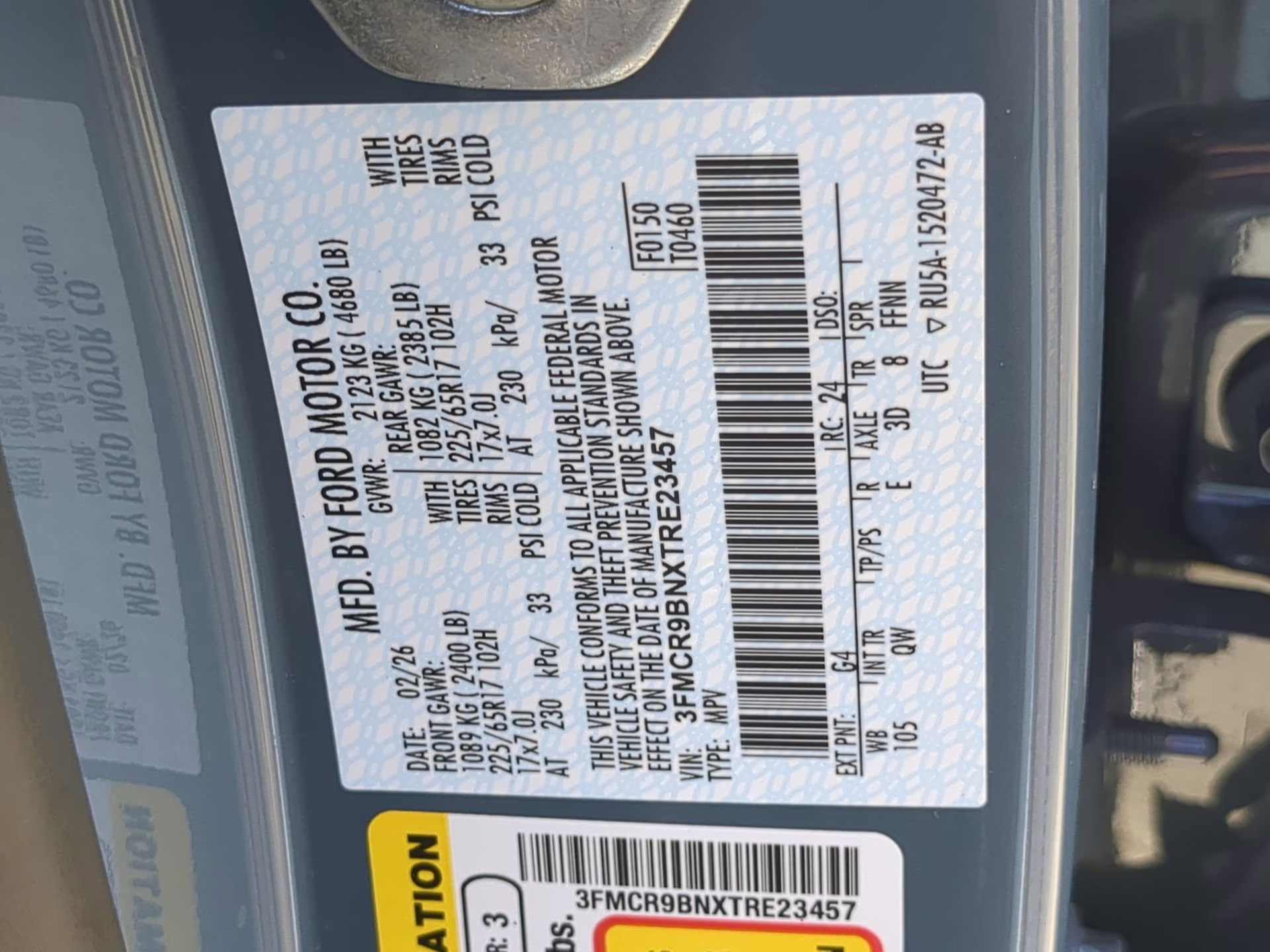 2026 Azure Gray Metallic Tri-Coat Ford Bronco Sport Big Bend 4X4 SUV