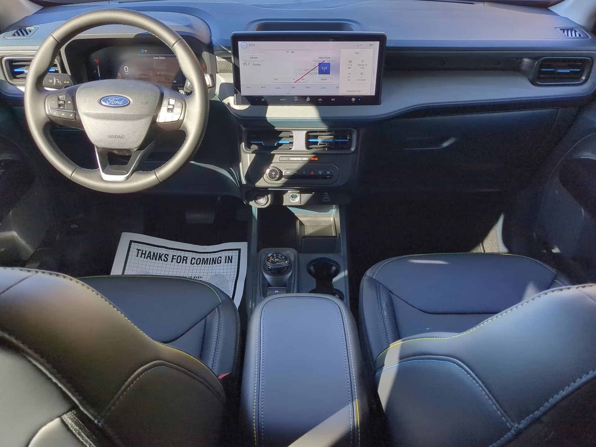 2026 Space White Metallic Ford Maverick Lobo Standard Crew Cab Pickup AWD Truck