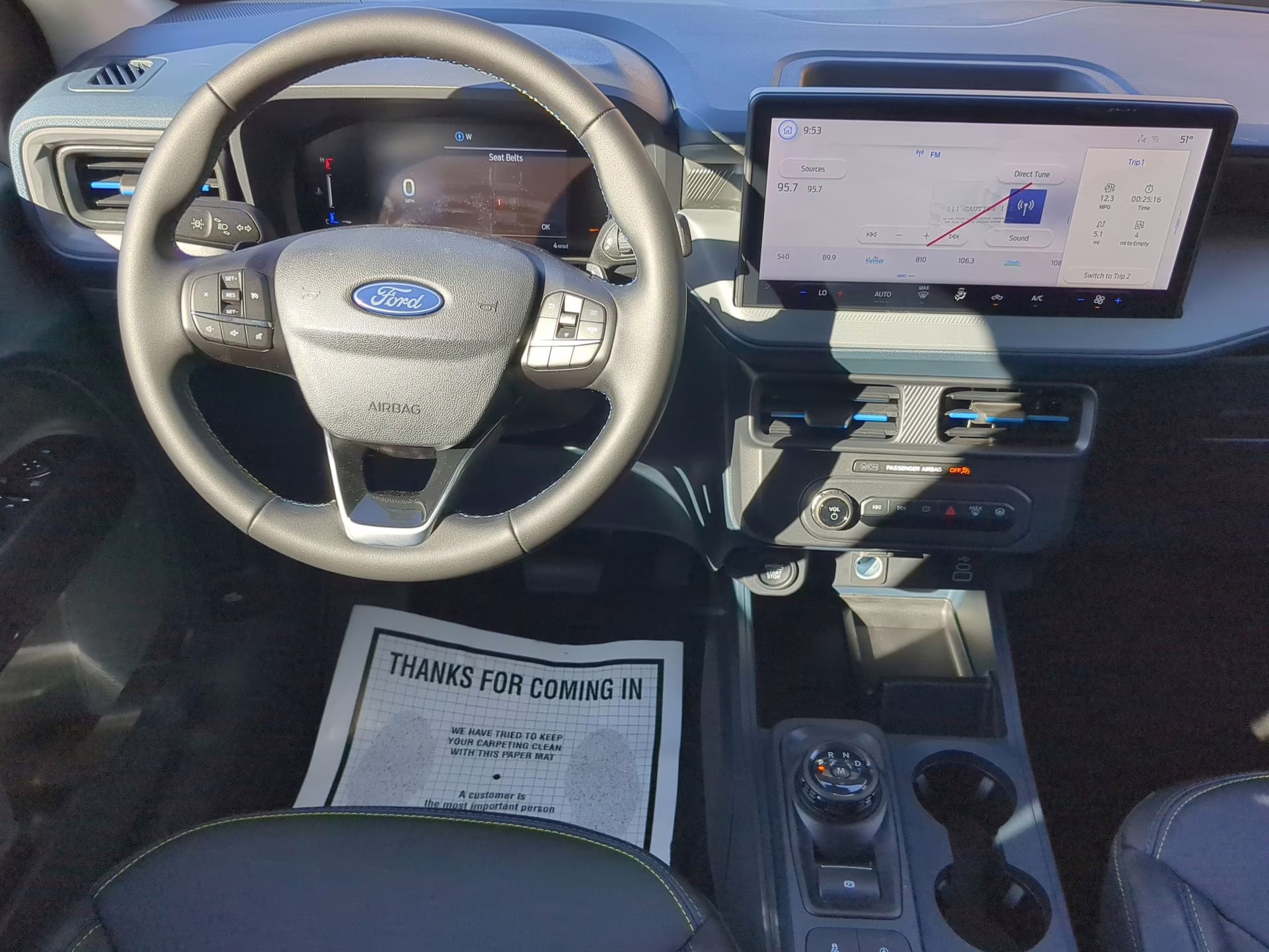 2026 Space White Metallic Ford Maverick Lobo Standard Crew Cab Pickup AWD Truck