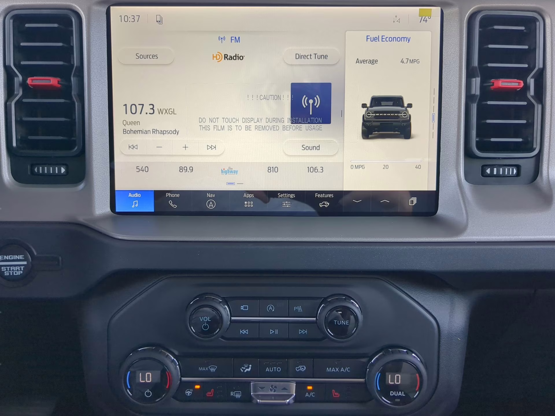 2026 Wimbledon White Ford Bronco Outer Banks 4X4 Convertible