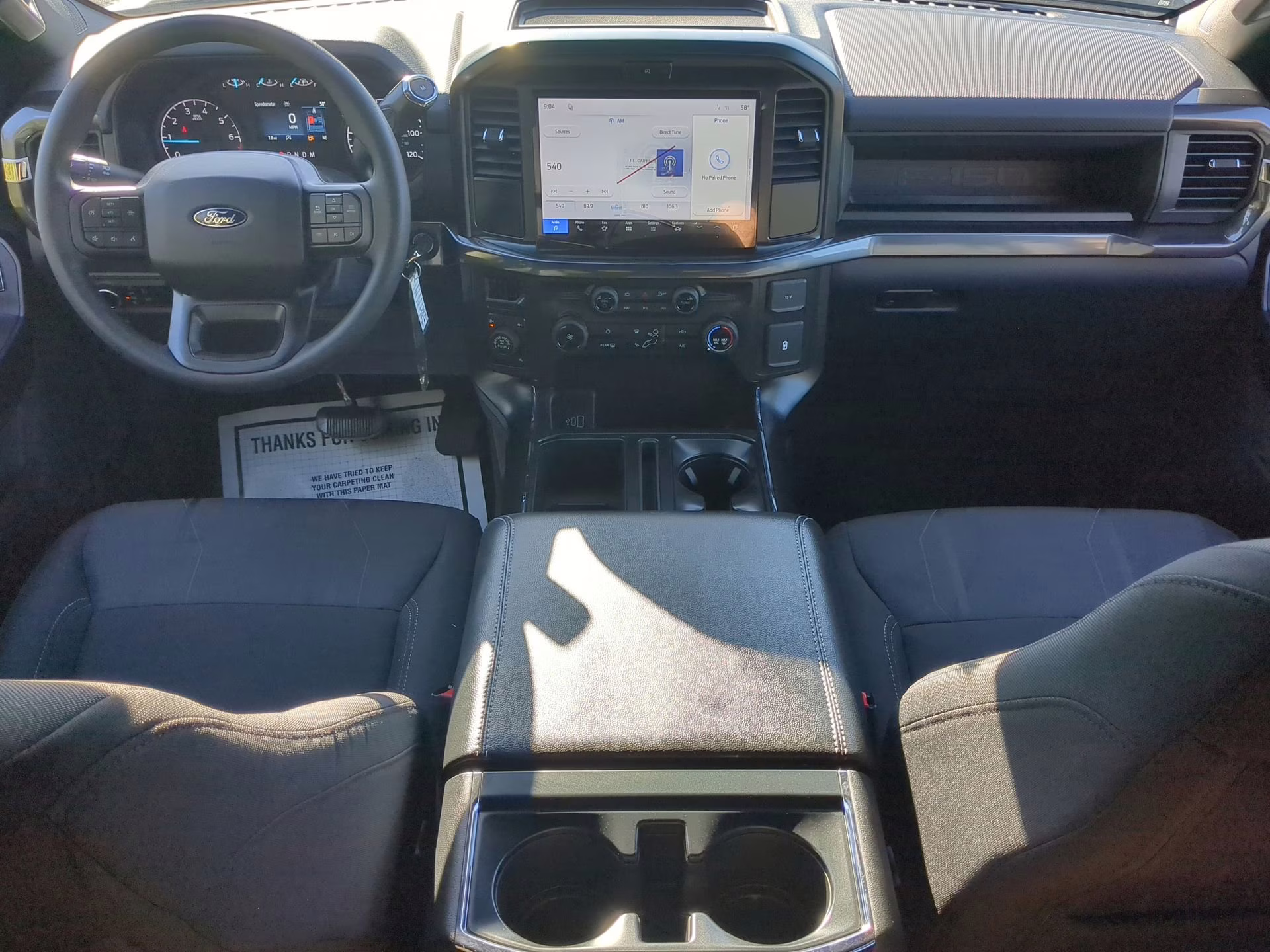 2026 Agate Black Metallic Ford F-150 STX Crew Cab Pickup 4X4 Truck