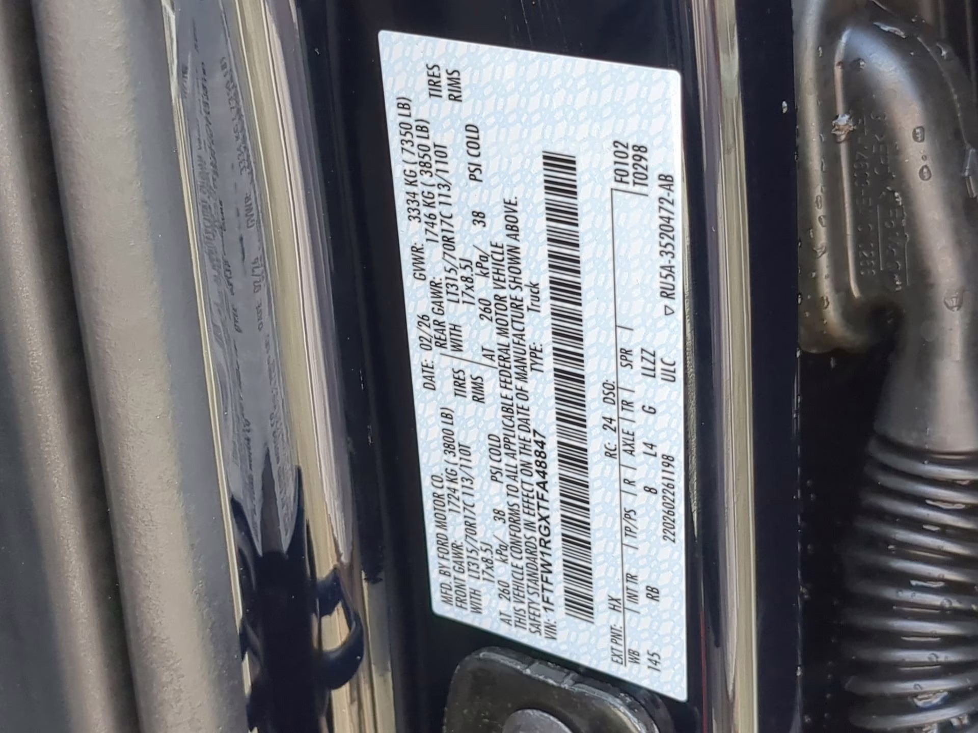 2026 Antimatter Blue Metallic Ford F-150 Raptor Crew Cab Pickup 4X4 Truck